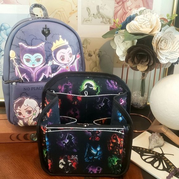 Loungefly Disney Villains Backpack Organizer - Picture 1 of 1